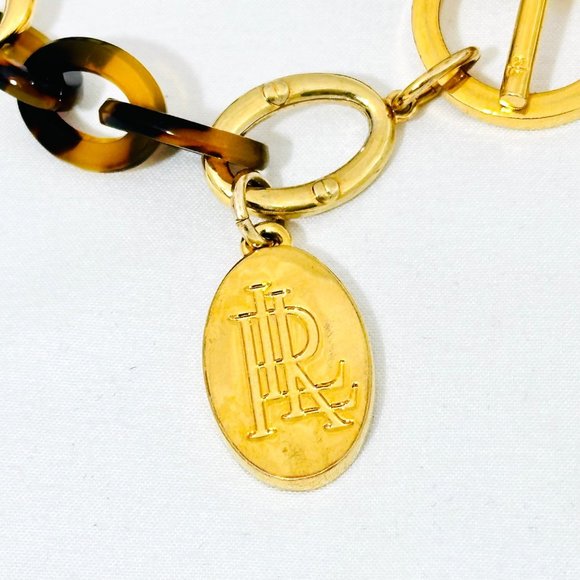 Lauren Ralph Lauren Tortoise Shell/Gold Tone Bracelet - Picture 3 of 6